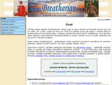 Tablet Screenshot of breatharian.eu